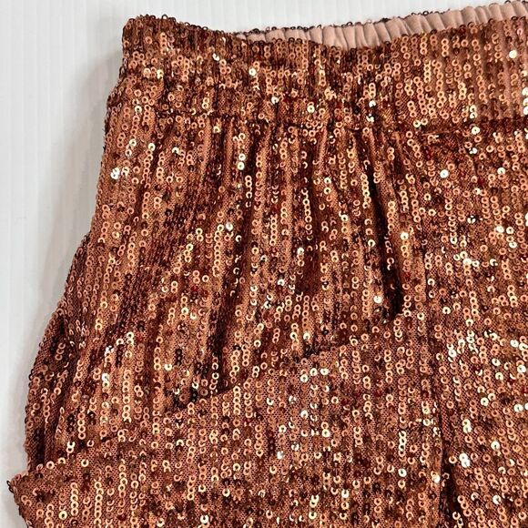 Free People Morelia Sequin Joggers Sz L Boho Glam Whimsy Party Celebration - Picture 10 of 11